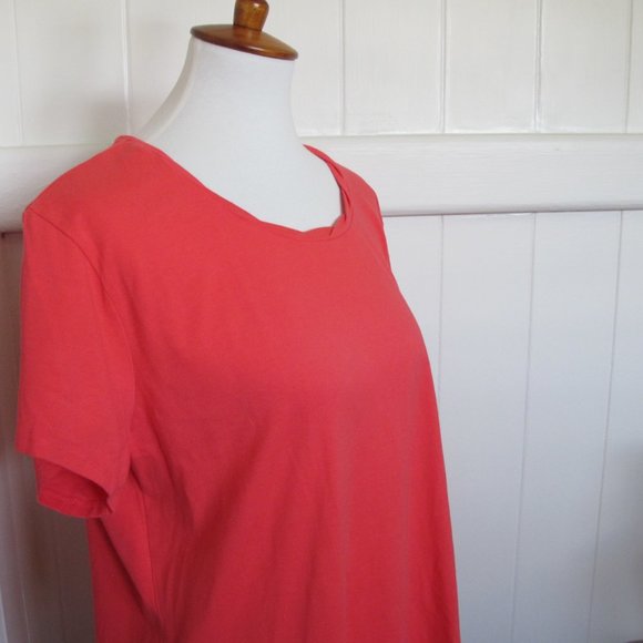 3/$15 Hot Coral with Twisted Collar - Picture 6 of 6